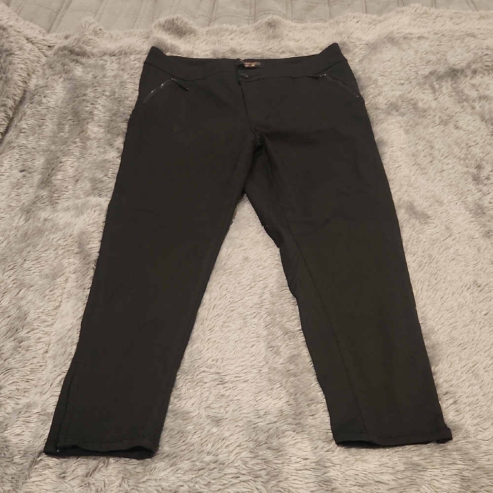 Melissa McCarthy Seven7 Black Skinny Pants Size 14!